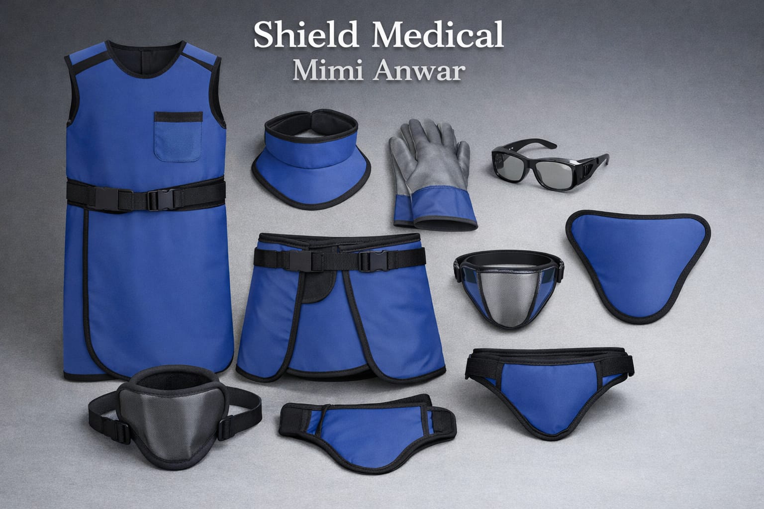 أوقية العزل الإشعاعي – حماية الجسم، الرقبة، والأعضاء التناسلية